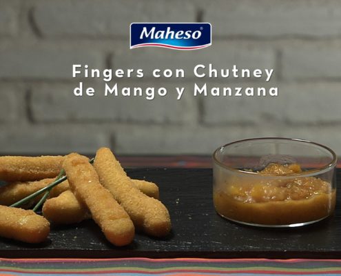Fingers de Pollo Sin Gluten con Chutney
