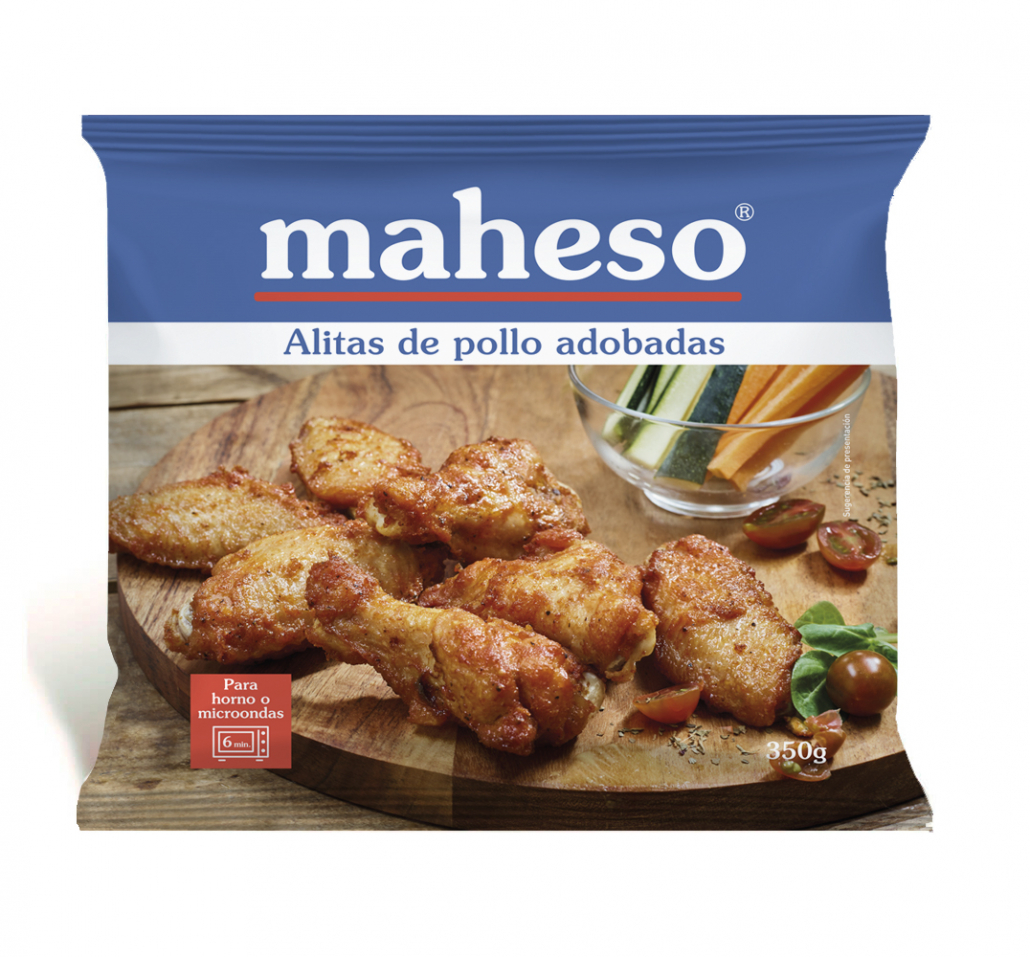 Alitas de pollo congeladas muy tiernas y jugosas - Maheso